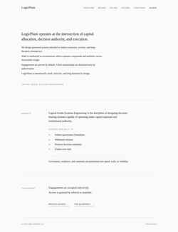 Screenshot logicplum.com