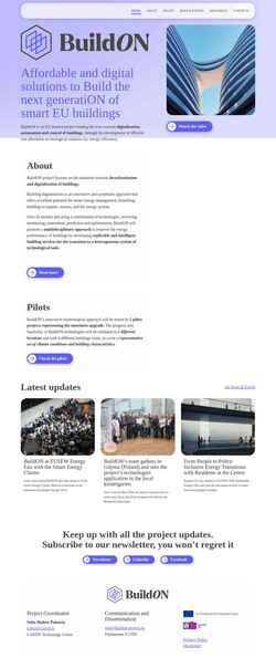 Skjermdump buildon-project.eu