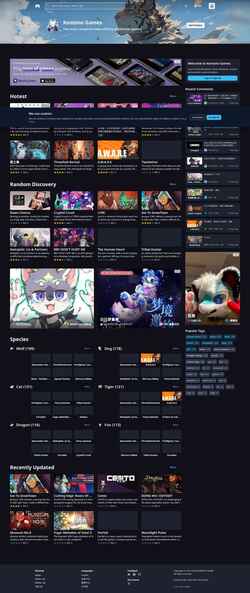 Skärmdump kemono.games