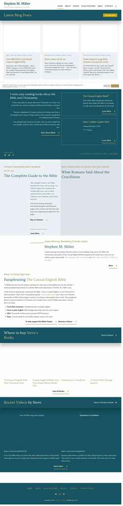 Captură de ecran stephenmillerbooks.com