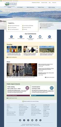 Screenshot ecology.wa.gov