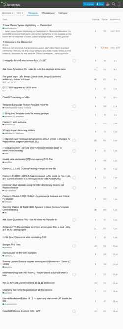 Screenshot clarionhub.com