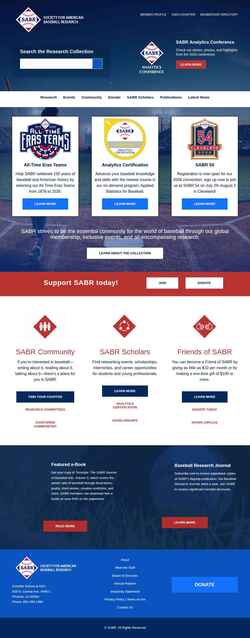 Screenshot sabr.org