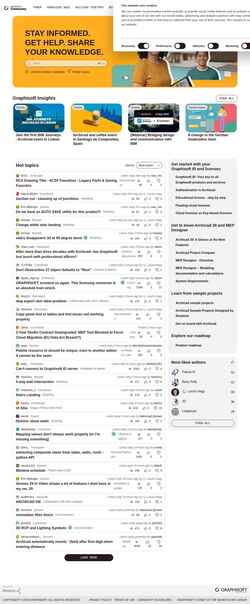 Skærmbillede community.graphisoft.com
