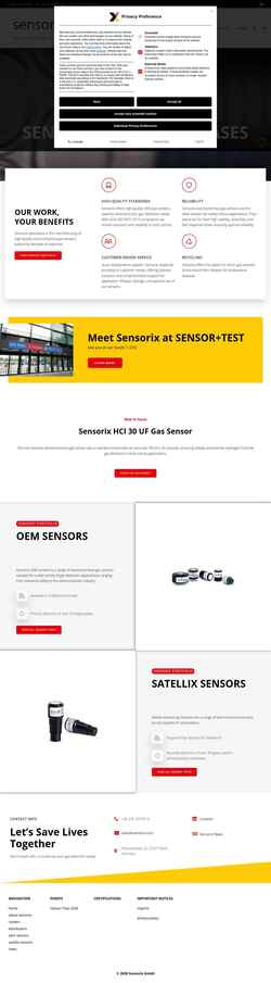 Screenshot sensorix.com