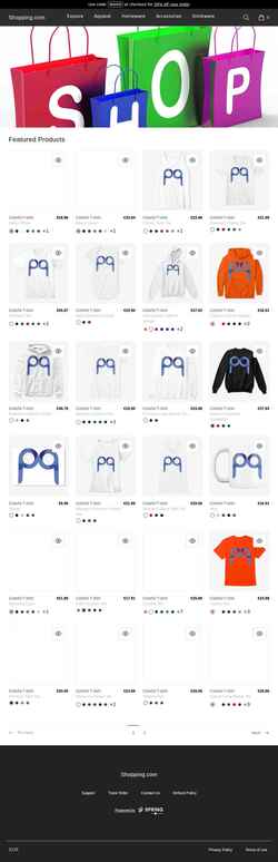 Képernyőkép shoppingcom.creator-spring.com