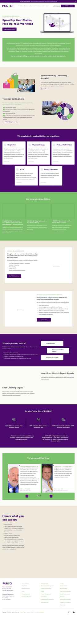 Captura de tela puredi.com