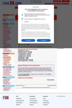 Screenshot pick34.com