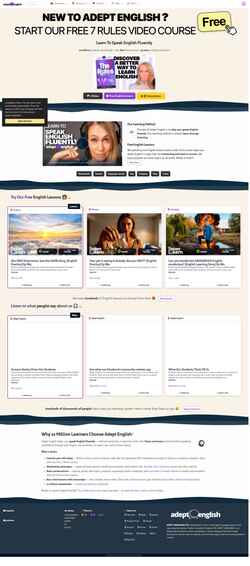 Ekraanipilt adeptenglish.com
