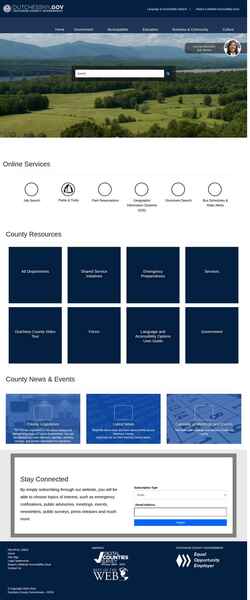 Screenshot dutchessny.gov
