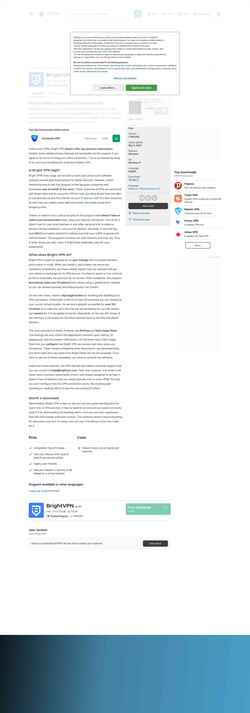 Captura de pantalla brightvpn.en.softonic.com
