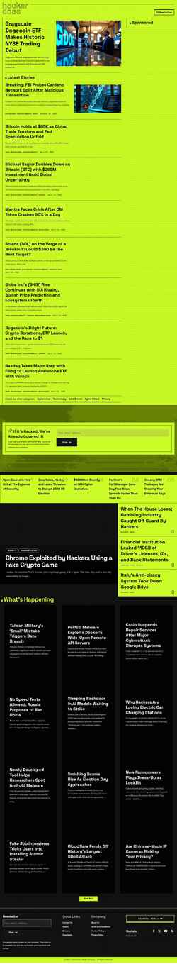 Снимак екрана hackerdose.com