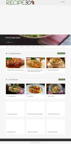 Captura de pantalla recipe30.com