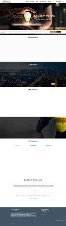 Posnetek zaslona solutions30.com