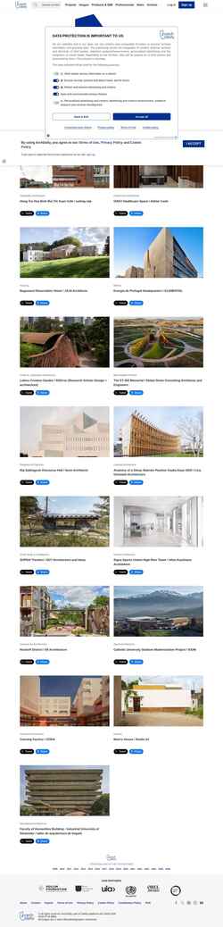 Skärmdump boty.archdaily.com