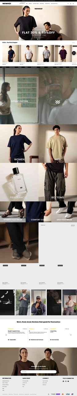 Екранна снимка wewearpk.com