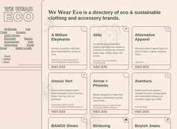 Screenshot weweareco.com