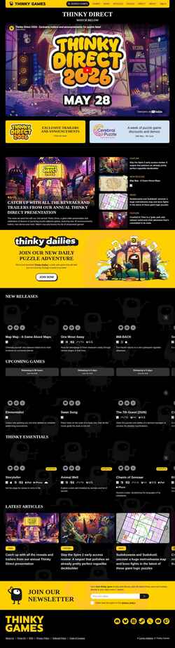 Captura de pantalla thinkygames.com