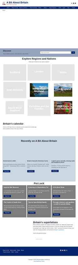 Snímek obrazovky bitaboutbritain.com