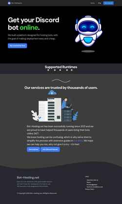 Captura de pantalla bot-hosting.net