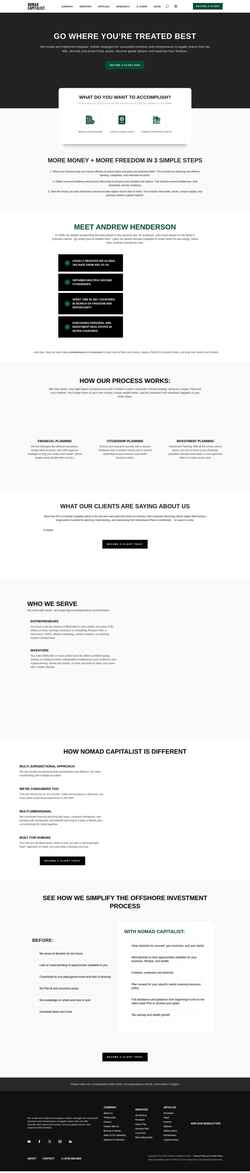 Снимак екрана nomadcapitalist.com
