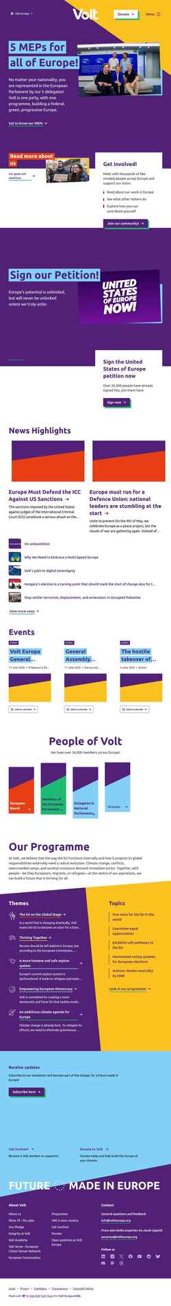 Screenshot volteuropa.org