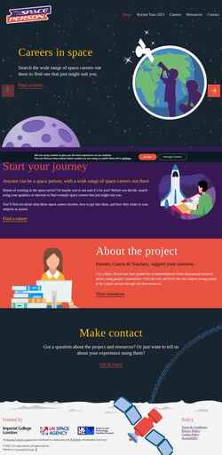Screenshot spaceperson.co.uk