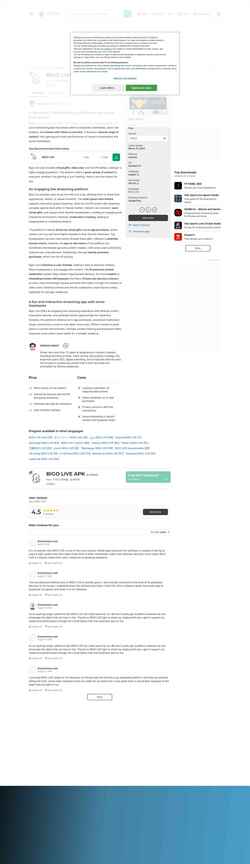 Schermafbeelding bigo-live.en.softonic.com