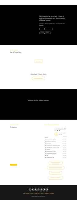 Снимак екрана armchairexpertpod.com