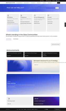 Captura de pantalla support.okta.com