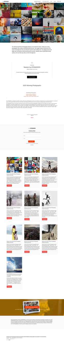 Screenshot ippawards.com