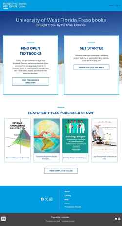 Στιγμιότυπο οθόνης pressbooks.uwf.edu