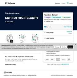 Captura de pantalla sensormusic.com
