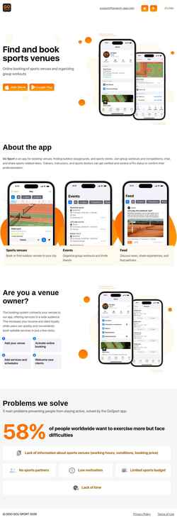 Screenshot gosport-app.com