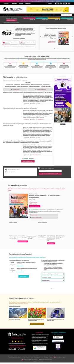 Snímek obrazovky ecolebranchee.com