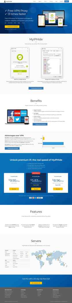 Скриншот myiphide.com