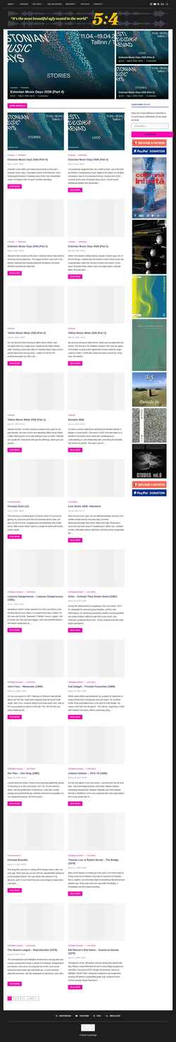 Screenshot 5against4.com