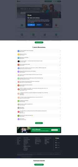 Screenshot community.avg.com