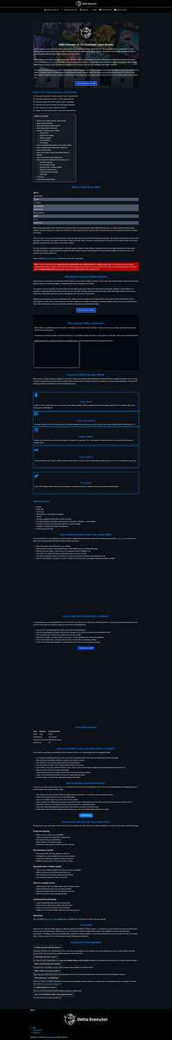 Skjermdump deltaexecutors.com
