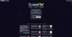 Képernyőkép guessme.io