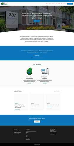 Screenshot purepelvichealth.ca