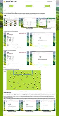 Captura de pantalla mylittlewordland.com