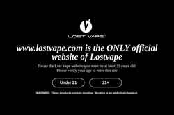 Schermata lostvape.com