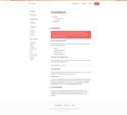 Zrzut ekranu lumen.laravel.com