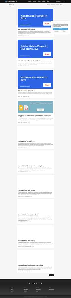 Screenshot blog.conholdate.com