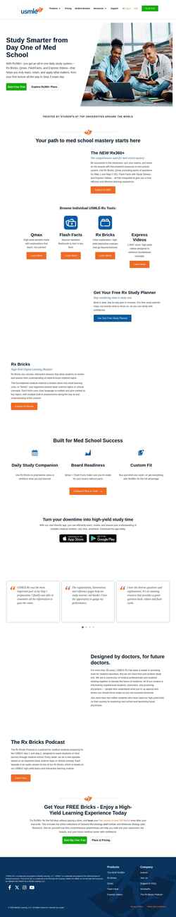 Zrzut ekranu usmle-rx.com