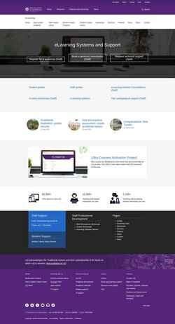 Captura de pantalla elearning.uq.edu.au