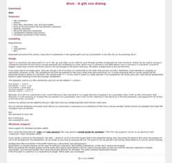 Képernyőkép drun.sourceforge.net