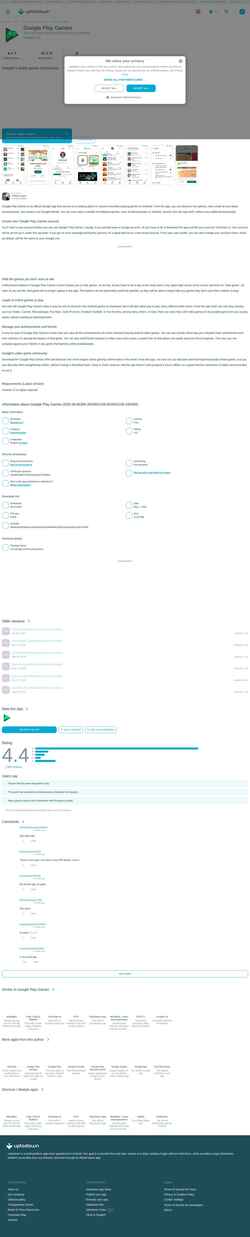 Screenshot google-play-games.en.uptodown.com