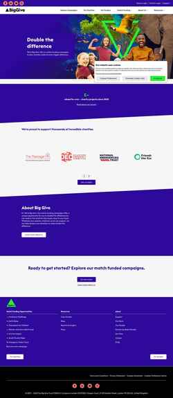 截屏 donate.biggive.org